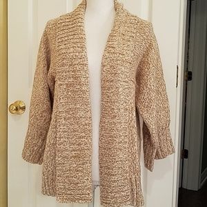 LOFT open wool cardigan